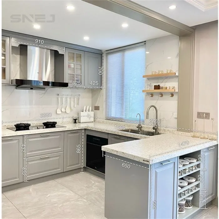 Modern Custom Kitchen Cabinet Set